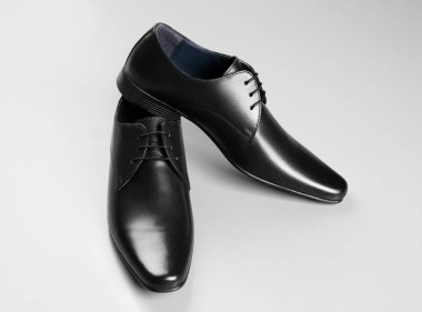 Grey zarif deri Erkek Ayakkabı