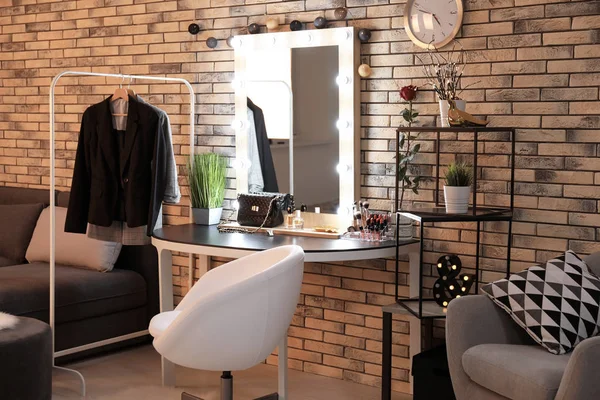 Interior Modern Makeup Room — Stock Photo, Image