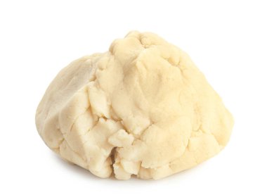 Çiğ hamur beyaz izole