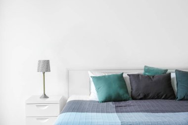 Şık odası iç rahat yatak