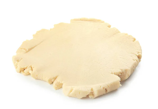 Pasta Cruda Isolata Bianco — Foto Stock