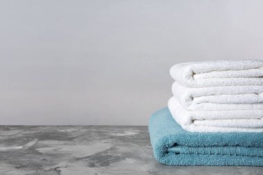 Tablo Tarih temiz havlu yığını