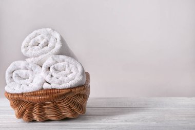 Sepet tablo Tarih temiz havlu ile