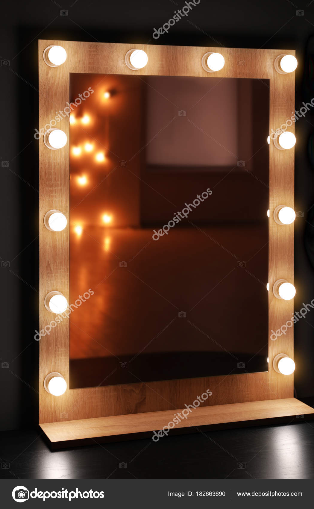 Mirror Lamps Modern Makeup Room Stock, Mirror Room Lamps