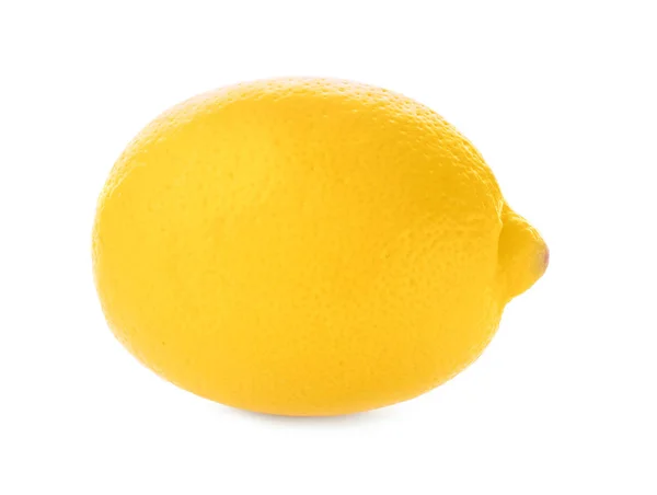 Fresh Ripe Lemon White Background — Stock Photo, Image