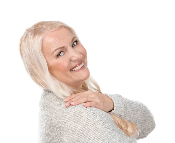 Mature smiling woman — Stock Photo, Image