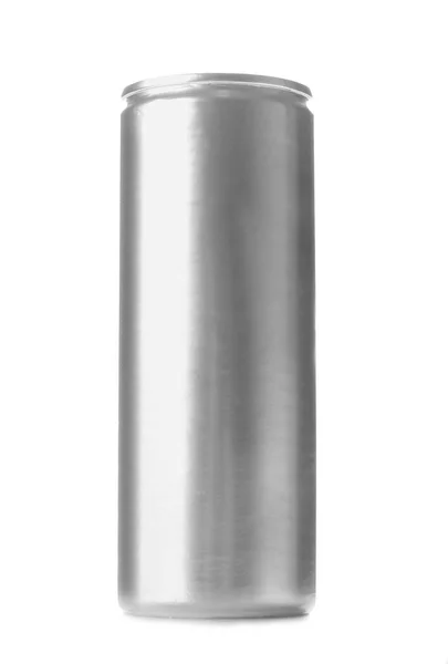 Aluminiumdose auf weißem Hintergrund — Stockfoto