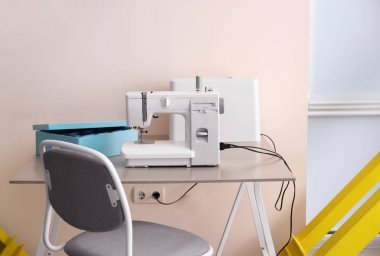 Dikiş makinesi terzi Atölyesi tablo