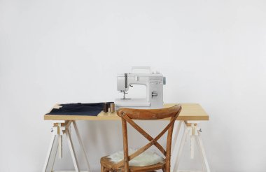 Dikiş makinesi terzi Atölyesi tablo