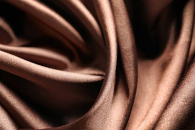 Arka plan olarak bol dökümlü kumaş doku