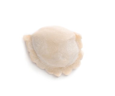 Beyaz üzerine çiğ hamur tatlısı  