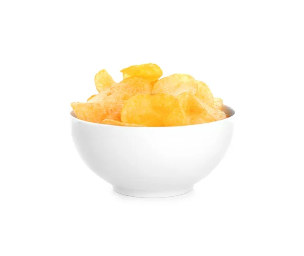 Miska z chipsy ziemniaczane — Zdjęcie stockowe