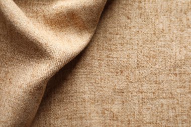 Kumaş dokulu arka plan olarak kıvrımlar ve