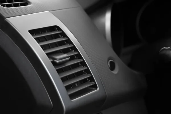 Air conditioner system in modern car, closeup — Stock Photo, Image