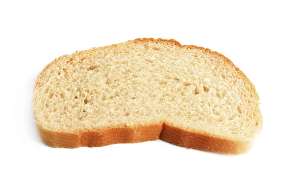 Slice Bread White Background — Stock Photo, Image