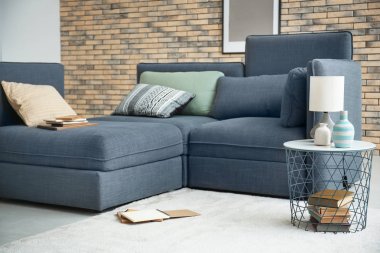 Güzel moda oda rahat kanepe ile