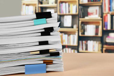 Yığın tablo içinde arşiv belgeleri