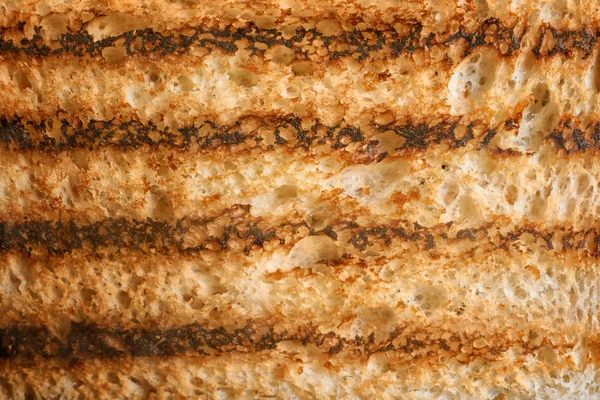 Lekker Geroosterd Brood Als Achtergrond — Stockfoto