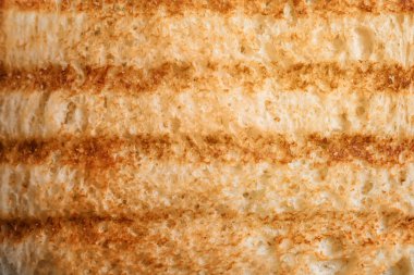 Arka plan olarak lezzetli kızarmış ekmek