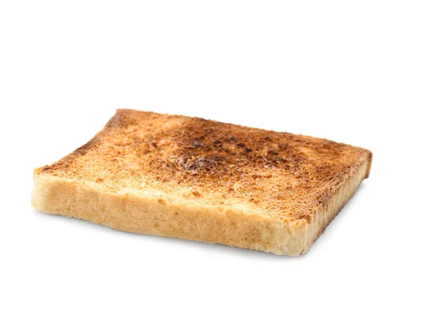 Pan tostado sobre fondo blanco — Foto de Stock
