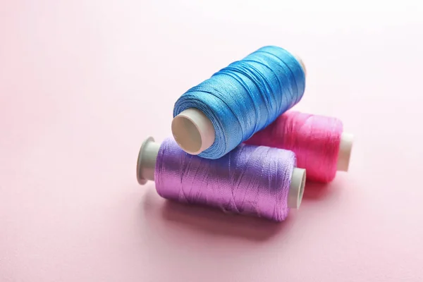 Sewing Threads Color Background — Stock Photo, Image