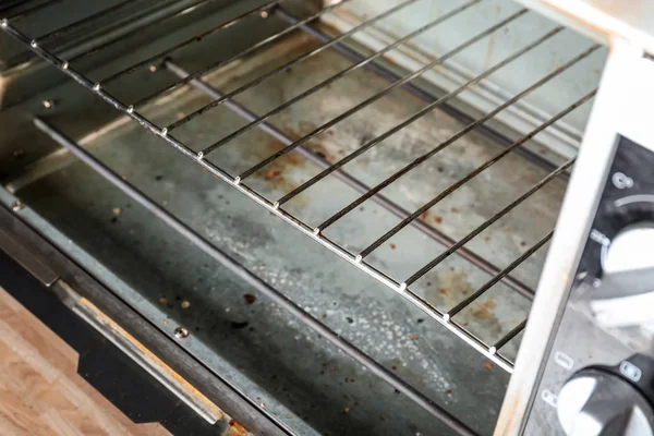 Dirty convection oven, closeup — Stock Photo, Image