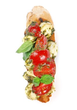 Lezzetli taze bruschetta 