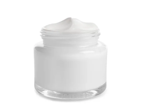 Jar with hand cream — Stock Photo, Image