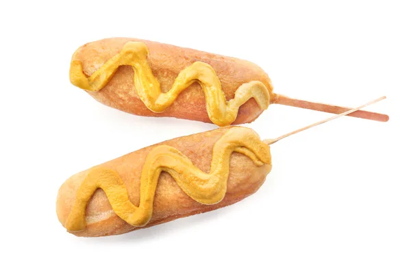 Tasty corn dogs — Stock Photo, Image