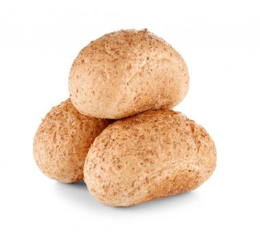 İzole taze lezzetli çörekler 