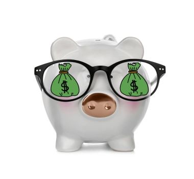 kumbara yansıması ile 