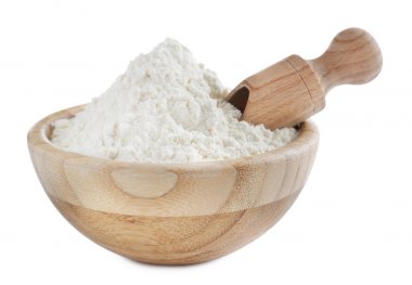 flour on white background clipart