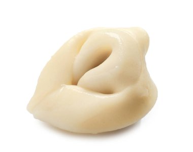 Beyaz arka plan üzerinde hamur tatlısı