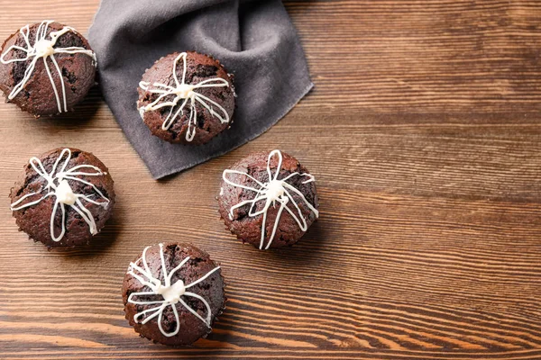 Gustosi cupcake al cioccolato — Foto Stock