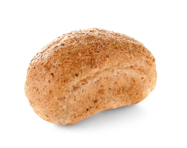 Pão saboroso isolado no branco — Fotografia de Stock