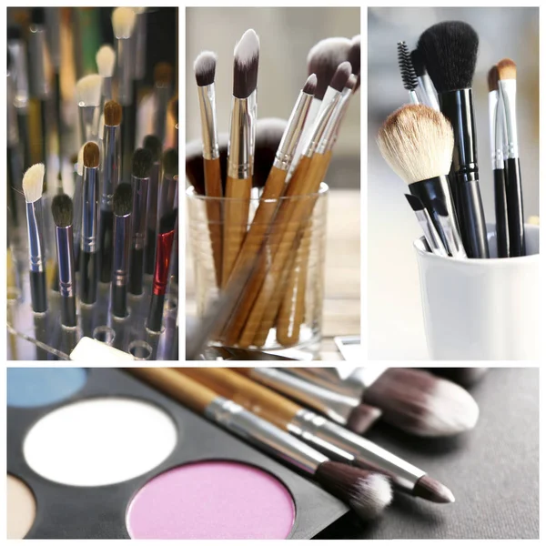 Makeup artist set with tools — Stock Photo, Image