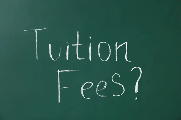 Pertanyaan "biaya kuliah ?" — Stok Foto