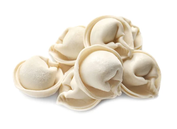 Dumplings sur fond blanc — Photo