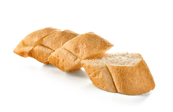Elszigetelt friss szeletelt kenyér — Stock Fotó