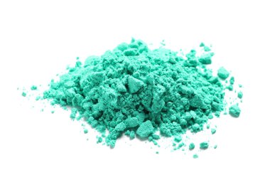 Holi Festivali beyaz arka plan üzerinde renkli toz