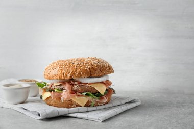 Tablo lezzetli burger