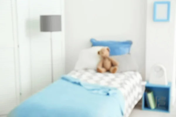 Blurred view of modern children 's room — стоковое фото