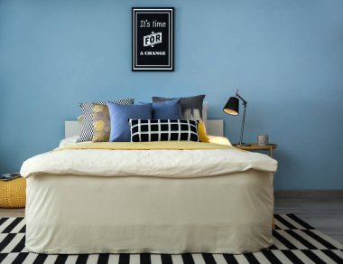 Zarif odası iç rahat yatak