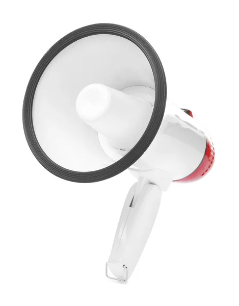 Electronic megaphone on white background — Stock Photo, Image