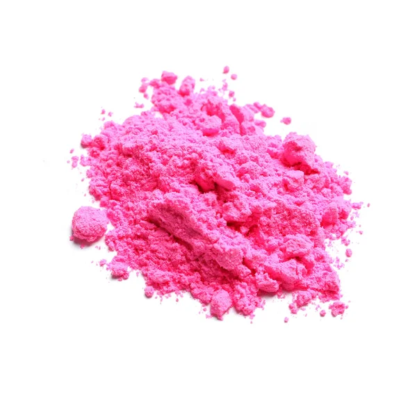 Colorful powder for Holi festival on white background — Stock Photo, Image
