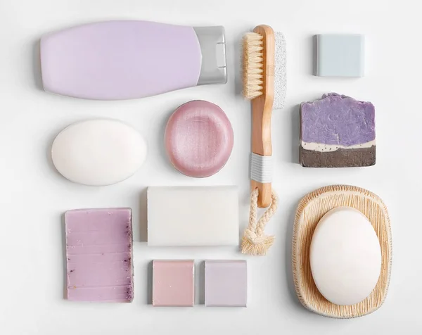 Composition with bath accessories — Stock Photo, Image