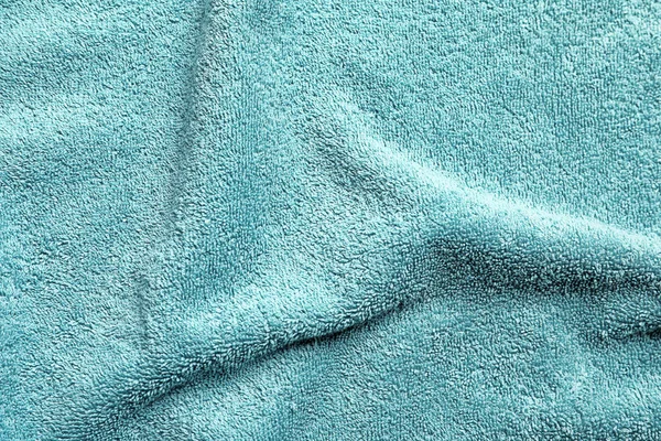 Мягкое чистое махровое полотенце — стоковое фото