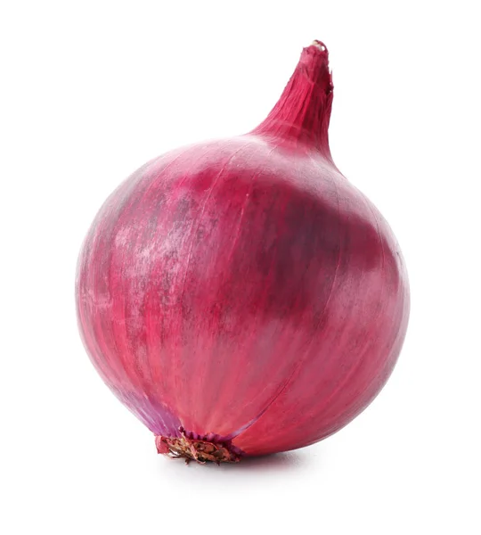 Cebolla Roja Sobre Fondo Blanco — Foto de Stock