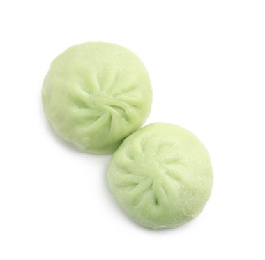 Beyaz arka plan üzerinde ham Hıngel köfte