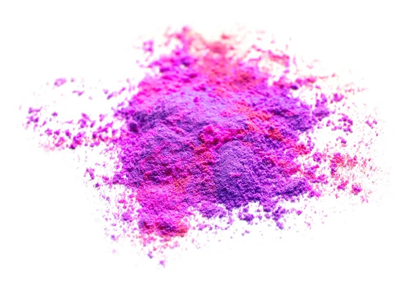 Colorful powders for Holi festival on white background — Stock Photo, Image